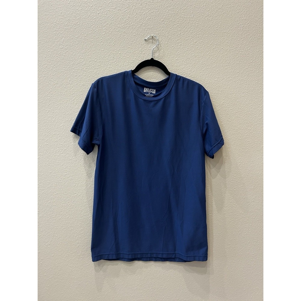 Duluth Trading Co Blue Long Tail Short Leave Men's Med T Shirt